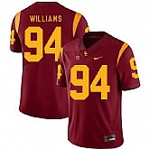 USC Trojans 94 Leonard Williams Red College Football Jersey Dzhi,baseball caps,new era cap wholesale,wholesale hats